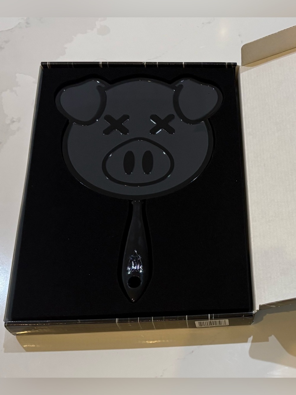 JEFFREE STAR X SHANE DAWSON - BLACK PIG FACE - HAND MIRROR NEW W/ BOX
